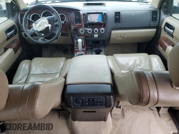 2008 Toyota Sequoia Platinum with VIN 5TDZY67A18S013172, listed as a Copart auction lot 44374215 with 260,701 mi miles and Salvage Title. Bid and sale history available at carsss.com. Image 8.