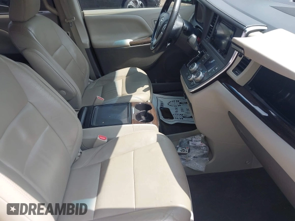 2015 Toyota Sienna XLE with VIN 5TDYK3DC5FS613045, listed as a IAAI auction lot 42276147 with 108,271 mi miles and . Bid and sale history available at DreamBid. Image 5.