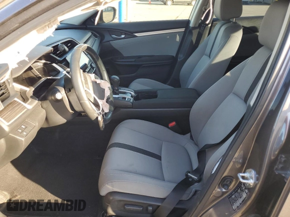 2019 Honda Civic Sedan EX with VIN JHMFC1F39KX009894, listed as a Copart auction lot 47607305 with 67,444 mi miles and Salvage Title. Bid and sale history available at carsss.com. Image 7.