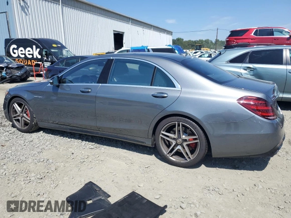 2019 Mercedes-Benz S-Class AMG S 63 with VIN WDDUG8JB9KA479064, listed as a Copart auction lot 69260874 with 111,984 mi miles and Salvage Title. Bid and sale history available at carsss.com. Image 2.