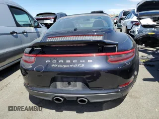 2019 Porsche 911 4S with VIN WP0BB2A99KS126019, listed as a Copart auction lot 60111334 with 25,012 mi miles and Salvage Title. Bid and sale history available at carsss.com. Image 6.