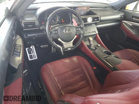 2016 Lexus RC 350 F Sport с VIN JTHHE5BC4G5013628, выставлен на аукционе Copart как лот 56406095 с пробегом 100 116 миль миль и Списание • Salvage title. История ставок и продаж доступна на DreamBid. Изображение 8.