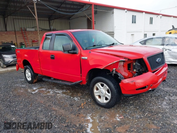 2005 Ford F-150 STX with VIN 1FTRX14W95FB24960, listed as a IAAI auction lot 42365376 with 219,674 mi miles and . Bid and sale history available at DreamBid. Image 1.