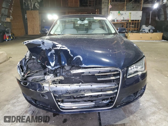 2014 Audi A8 3.0L TDI with VIN WAURMAFD0EN000857, listed as a Copart auction lot 51054765 with 112,505 mi miles and Non repairable. Bid and sale history available at DreamBid. Image 5.