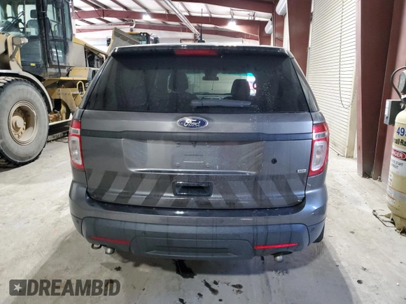 2015 Ford Utility Police Interceptor with VIN 1FM5K8ARXFGB75590, listed as a Copart auction lot 86499964 with 122,637 mi miles and Salvage Title. Bid and sale history available at carsss.com. Image 6.