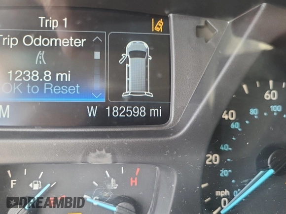 2019 Ford Transit with VIN 1FTYE1YM7KKA40830, listed as a IAAI auction lot 42715724 with 182,589 mi miles and . Bid and sale history available at DreamBid. Image 29.