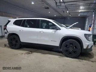 2025 GMC Acadia AWD Elevation with VIN 1GKENNRS1SJ142738, listed as a Copart auction lot 43687685 with 356 mi miles and Salvage Title. Bid and sale history available at carsss.com. Image 4.