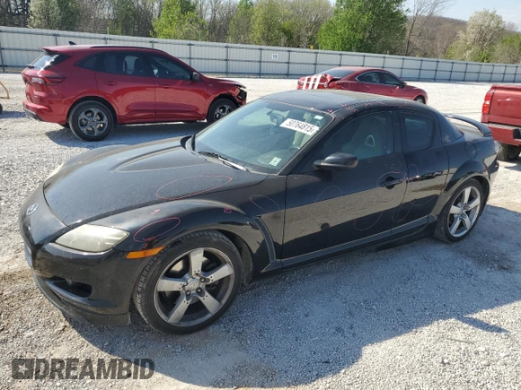 2007 Mazda RX-8 Grand Touring with VIN JM1FE173770211594, listed as a Copart auction lot 50764815 with 106,345 mi miles and Salvage Title. Bid and sale history available at carsss.com. Image 1.