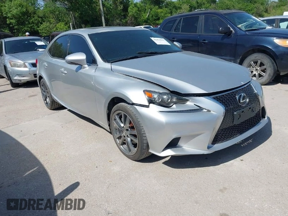 2016 Lexus IS 350 with VIN JTHCE1D25G5011412, listed as a IAAI auction lot 42013644 with 31,111 mi miles. Bid and sale history available at carsss.com. Image 1.