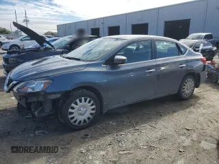 2019 Nissan Sentra S with VIN 3N1AB7AP8KY408695, listed as a Copart auction lot 41741185 with 51,625 mi miles and Salvage title. Bid and sale history available at DreamBid. Image 1.
