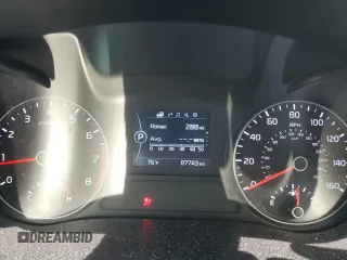 2017 Kia Optima EX with VIN 5XXGU4L36HG169692, listed as a Copart auction lot 57437784 with 87,743 mi miles and Salvage Title. Bid and sale history available at carsss.com. Image 9.