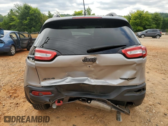 2016 Jeep Cherokee Trailhawk with VIN 1C4PJMBS4GW236966, listed as a Copart auction lot 63190565 with 101,017 mi miles and Salvage title. Bid and sale history available at DreamBid. Image 6.