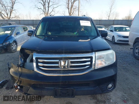 2013 Honda Pilot Touring with VIN 5FNYF4H96DB006582, listed as a IAAI auction lot 41722386 with 220,354 mi miles and . Bid and sale history available at carsss.com. Image 13.