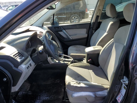 2015 Subaru Forester 2.5i with VIN JF2SJABC8FH574229, listed as a Copart auction lot 44624595 with 246,922 mi miles and Salvage title. Bid and sale history available at DreamBid. Image 7.