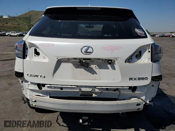2010 Lexus RX 350 with VIN JTJZK1BA3A2405351, listed as a Copart auction lot 49899135 with 258,225 mi miles and Salvage Title. Bid and sale history available at DreamBid. Image 6.