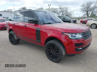 2017 Land Rover Range Rover with VIN SALGS2FE3HA331421, listed as a IAAI auction lot 42043328 with 105,421 mi miles and . Bid and sale history available at DreamBid. Image 1.