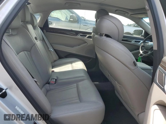 2017 Genesis G80 3.8L with VIN KMHGN4JE5HU182151, listed as a Copart auction lot 71682794 with 57,024 mi miles and Salvage Title. Bid and sale history available at carsss.com. Image 10.