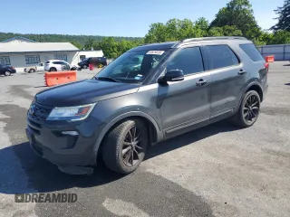 2018 Ford Explorer XLT z VIN 1FM5K7D86JGC53918, wystawiony jako Copart lot #58829235 z przebiegiem 91 593 mil mil oraz Szkoda całkowita • Salvage title. Historia ofert i sprzedaży dostępna na DreamBid. Obrazek 1.