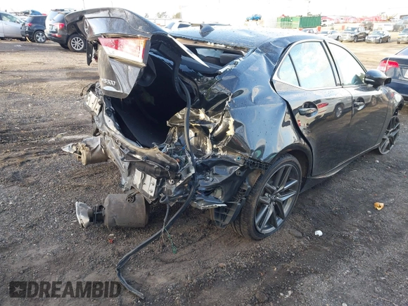 2017 Lexus IS with VIN JTHCM1D2XH5021616, listed as a IAAI auction lot 41830287 with 82,197 mi miles. Bid and sale history available at carsss.com. Image 4.
