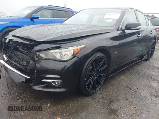 2014 Infiniti Q50 Sport with VIN JN1BV7AP4EM672256, listed as a IAAI auction lot 41016895 with 121,293 mi miles and . Bid and sale history available at DreamBid. Image 17.