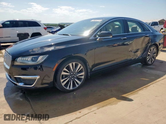 2017 Lincoln MKZ Select with VIN 3LN6L5C9XHR617857, listed as a Copart auction lot 56862215 with 129,309 mi miles and Salvage title. Bid and sale history available at DreamBid. Image 1.