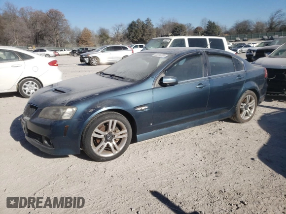 2009 Pontiac G8 with VIN 6G2ER57789L194114, listed as a Copart auction lot 83236784 with 156,778 mi miles and Clean Title. Bid and sale history available at carsss.com. Image 1.