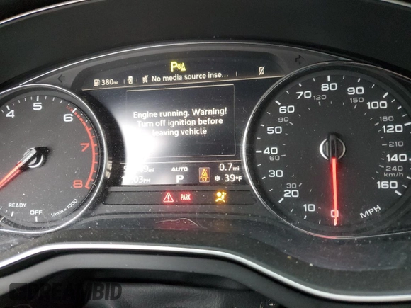 2018 Audi A5 Sportback Premium Plus with VIN WAUBNCF50JA097319, listed as a Copart auction lot 36797884 with 51,749 mi miles. Bid and sale history available at carsss.com. Image 9.