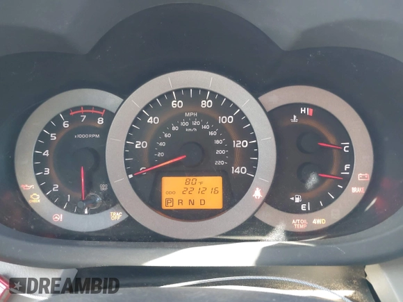 2012 Toyota RAV4 with VIN 2T3BF4DV8CW187668, listed as a IAAI auction lot 42686673 with 221,216 mi miles and . Bid and sale history available at DreamBid. Image 7.
