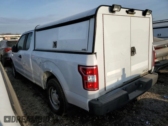 2018 Ford F-150 XL with VIN 1FTEX1CB4JKF05971, listed as a Copart auction lot 52360795 with 124,920 mi miles and Clean Title. Bid and sale history available at carsss.com. Image 2.