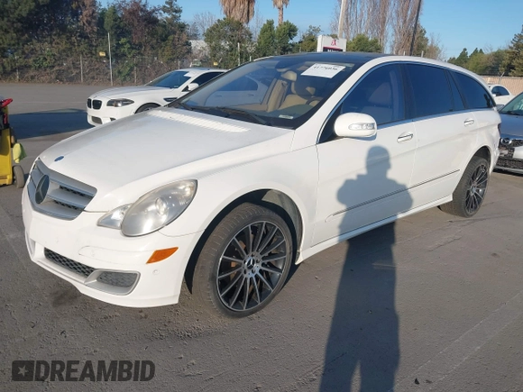 2007 Mercedes-Benz R 3.5L with VIN 4JGCB65E67A041599, listed as a IAAI auction lot 41776036 with 181,426 mi miles and . Bid and sale history available at DreamBid. Image 2.