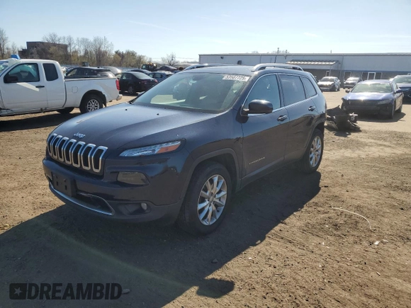 2016 Jeep Cherokee Limited with VIN 1C4PJMDB4GW188401, listed as a Copart auction lot 53507725 with 144,797 mi miles and Salvage Title. Bid and sale history available at DreamBid. Image 1.