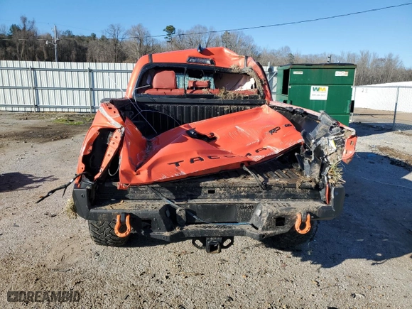 2023 Toyota Tacoma 4WD SR with VIN 3TYCZ5AN4PT107591, listed as a Copart auction lot 46186365 with 50,157 mi miles and Salvage Title. Bid and sale history available at carsss.com. Image 6.