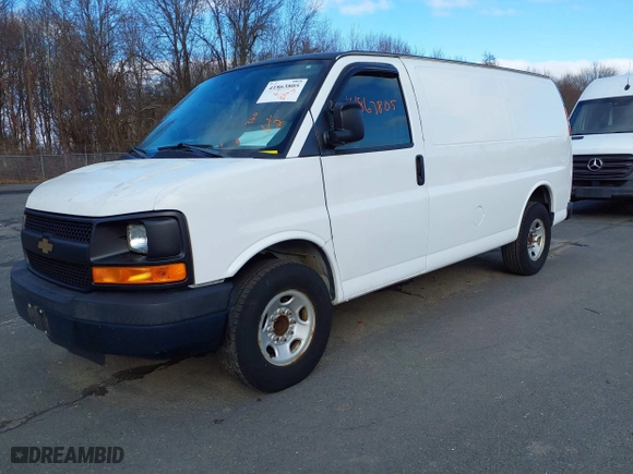 2016 Chevrolet Express Cargo Van with VIN 1GCWGAFF6G1216611, listed as a IAAI auction lot 41863805 with 125,195 mi miles. Bid and sale history available at carsss.com. Image 17.