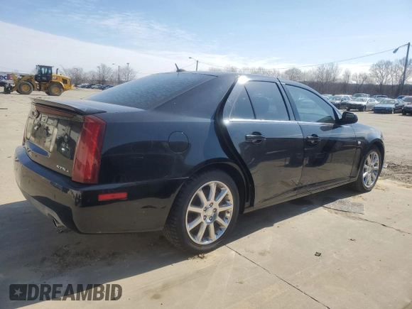 2005 Cadillac STS with VIN 1G6DC67A150214712, listed as a Copart auction lot 46718535 with 106,999 mi miles and Clean Title. Bid and sale history available at DreamBid. Image 3.
