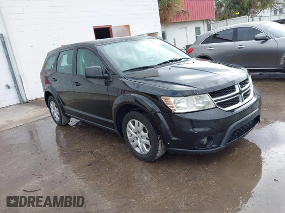 2015 Dodge Journey American Value Pkg with VIN 3C4PDCABXFT637428, listed as a IAAI auction lot 41507850 with 209,050 mi miles. Bid and sale history available at carsss.com. Image 1.