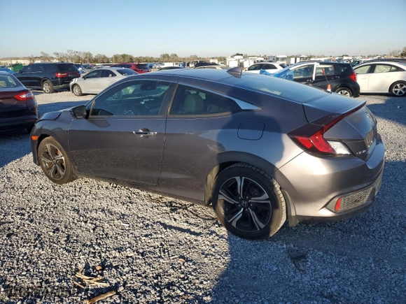 2017 Honda Civic Coupe Touring with VIN 2HGFC3B93HH359284, listed as a Copart auction lot 85671154 with 0 mi miles and Salvage Title. Bid and sale history available at carsss.com. Image 2.