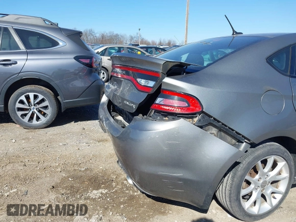 2013 Dodge Dart SXT with VIN 1C3CDFBA8DD268095, listed as a IAAI auction lot 41728995 with 139,435 mi miles. Bid and sale history available at carsss.com. Image 6.
