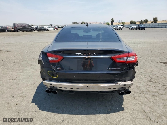 2014 Maserati Quattroporte S Q4 with VIN ZAM56RRAXE1082630, listed as a Copart auction lot 59699864 with 81,535 mi miles and Salvage Title. Bid and sale history available at carsss.com. Image 6.