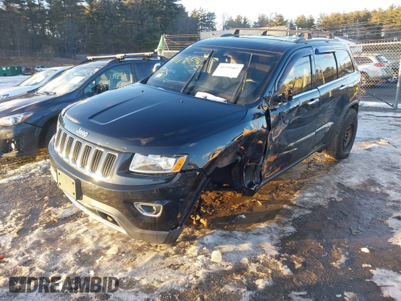 2014 Jeep Grand Cherokee Limited with VIN 1C4RJFBG5EC103342, listed as a IAAI auction lot 41195465 with 126,543 mi miles and . Bid and sale history available at DreamBid. Image 17.