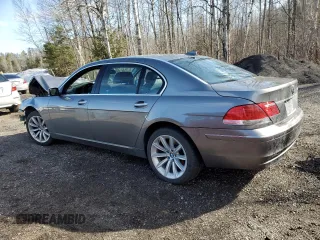 2008 BMW 7 Series 750Li с VIN WBAHN83568DT84734, выставлен на аукционе Copart как лот 51535865 с пробегом Не указан миль и Списание • Salvage title. История ставок и продаж доступна на DreamBid. Изображение 2.