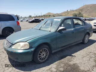 2000 Honda Civic VP z VIN 2HGEJ6619YH556175, wystawiony jako Copart lot #57518555 z przebiegiem 153 087 mil mil oraz Czysty tytuł • Clean title. Historia ofert i sprzedaży dostępna na DreamBid. Obrazek 1.