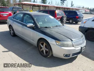 2007 Lincoln MKZ with VIN 3LNHM26T97R647118, listed as a IAAI auction lot 41945553 with 192,106 mi miles. Bid and sale history available at carsss.com. Image 1.