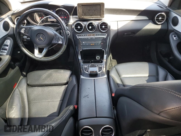 2015 Mercedes-Benz C 300 Luxury with VIN 55SWF4KB1FU022614, listed as a Copart auction lot 54110335 with 113,522 mi miles and Clean Title. Bid and sale history available at carsss.com. Image 8.