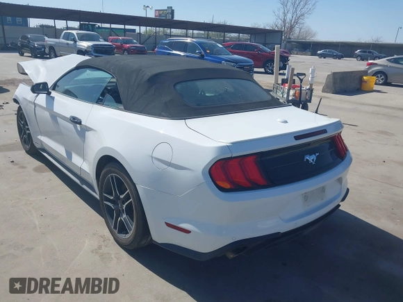 2020 Ford Mustang EcoBoost with VIN 1FATP8UH0L5119932, listed as a IAAI auction lot 41858957 with 61,952 mi miles and . Bid and sale history available at carsss.com. Image 3.