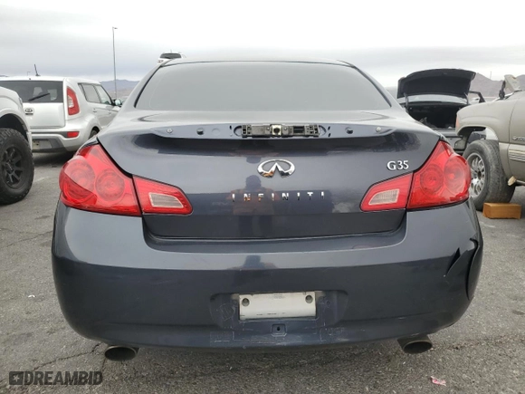 2007 Infiniti G35 Sedan Sport with VIN JNKBV61E17M701767, listed as a Copart auction lot 48012965 with 147,245 mi miles and Salvage Title. Bid and sale history available at carsss.com. Image 6.