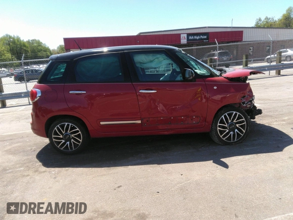 2014 FIAT 500L Lounge with VIN ZFBCFACH3EZ013978, listed as a IAAI auction lot 42005201 with 116,841 mi miles and . Bid and sale history available at DreamBid. Image 13.