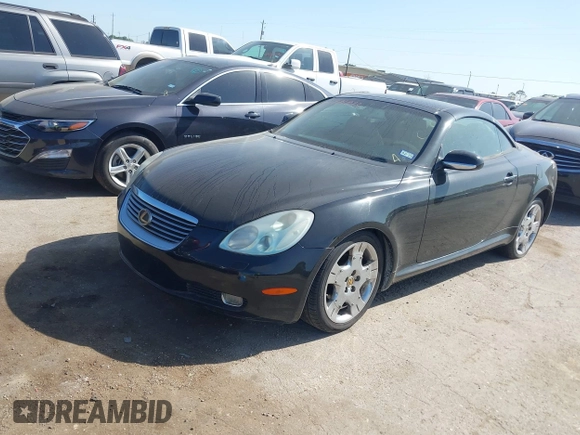 2004 Lexus SC 430 with VIN JTHFN48Y540053505, listed as a IAAI auction lot 41981873 with 144,553 mi miles and . Bid and sale history available at DreamBid. Image 2.