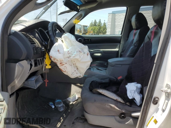 2008 Toyota Tacoma PreRunner with VIN 3TMKU72N58M015035, listed as a Copart auction lot 61503685 with Not provided miles and Salvage title. Bid and sale history available at DreamBid. Image 7.