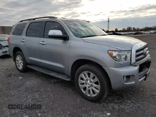 2014 Toyota Sequoia Platinum with VIN 5TDDY5G10ES094035, listed as a Copart auction lot 80311314 with 149,692 mi miles and Salvage Title. Bid and sale history available at carsss.com. Image 4.