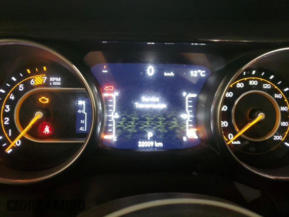 2023 Jeep Wrangler Sport S with VIN 1C4HJXDN1PW628218, listed as a Copart auction lot 48355205 with 32,009 mi miles and Salvage title. Bid and sale history available at DreamBid. Image 9.
